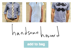 Handsome Howard Website Storefront